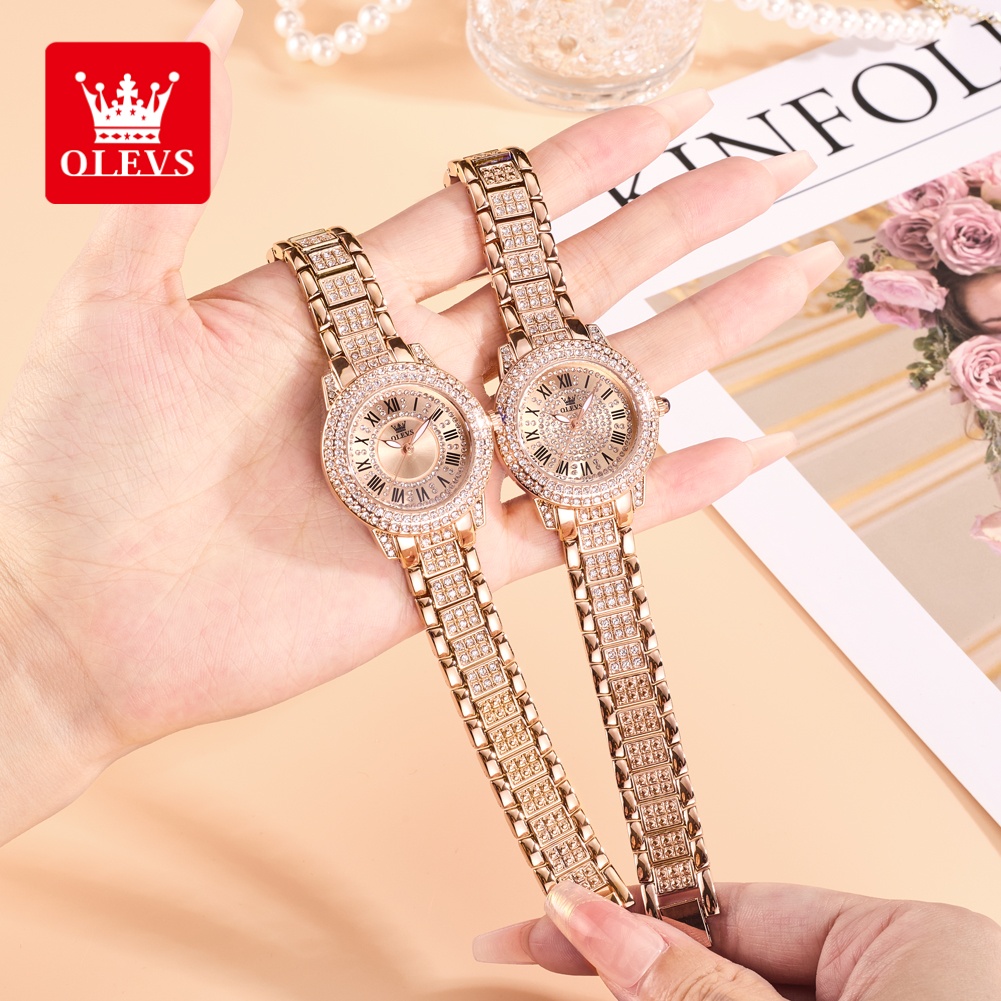 Fashion Women Watches - OLEVS 럭셔리 패션 여성용 시계 다이아몬드
