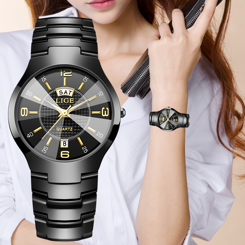 Fashion Women Watches - LIGE 패션 우아한 여성용 손목시계 럭셔리