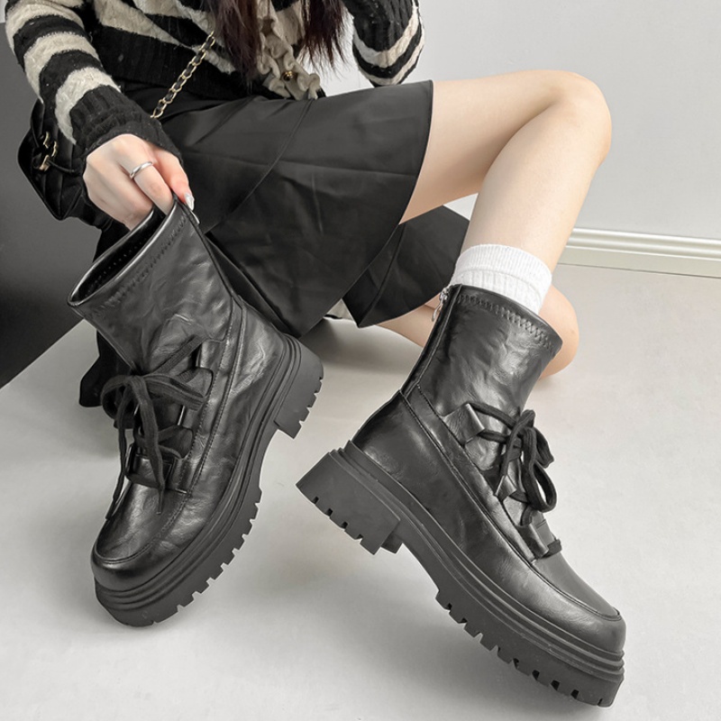 Women'S Fashion Riding Boots - 캐주얼 여성 부츠 패션 새로운 통기성