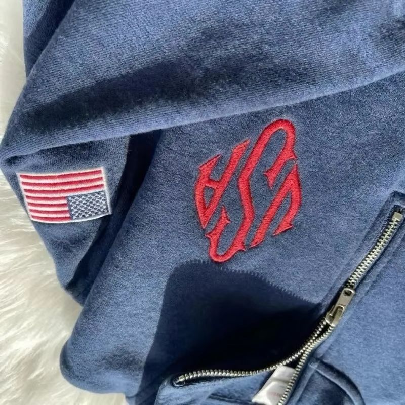 Women'S Fashion Quarter Zip - 쿼터 지퍼 스웨트셔츠 Y2K 네이비 블루
