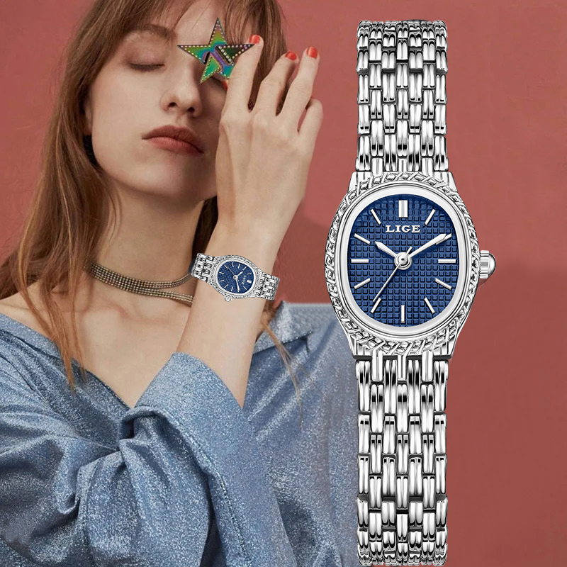 Fashion Women Watches - LIGE 패션 럭셔리 쿼츠 여성 시계