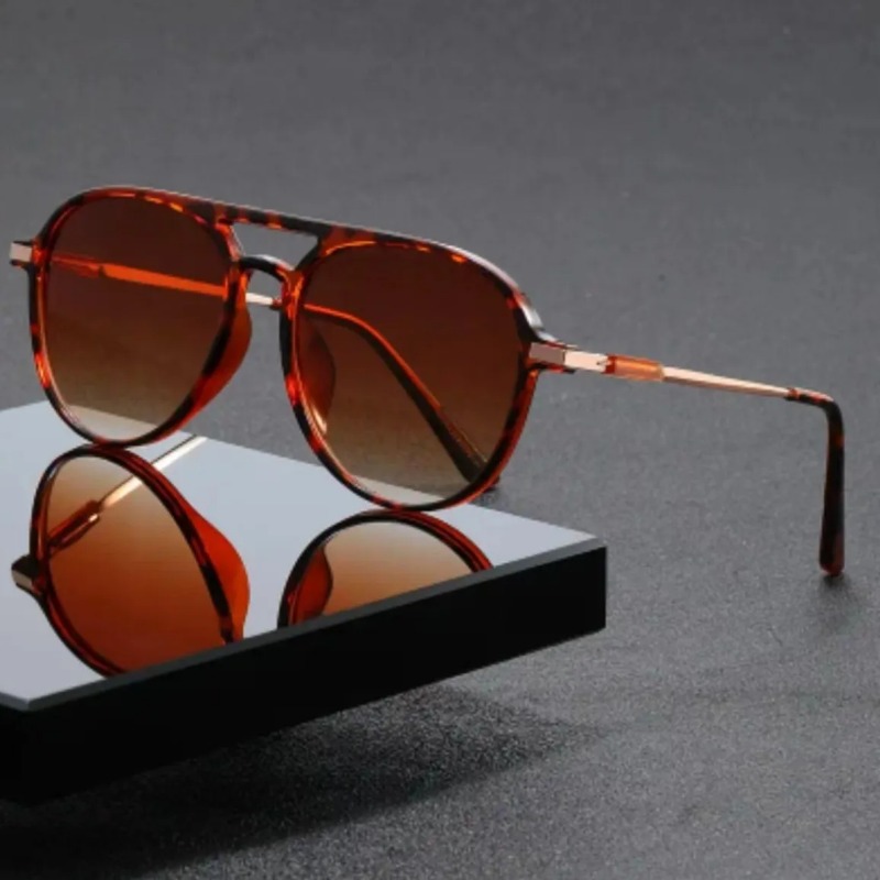 Women Fashion Glasses - 1개 빈티지 파일럿 선글라스 여성 남성