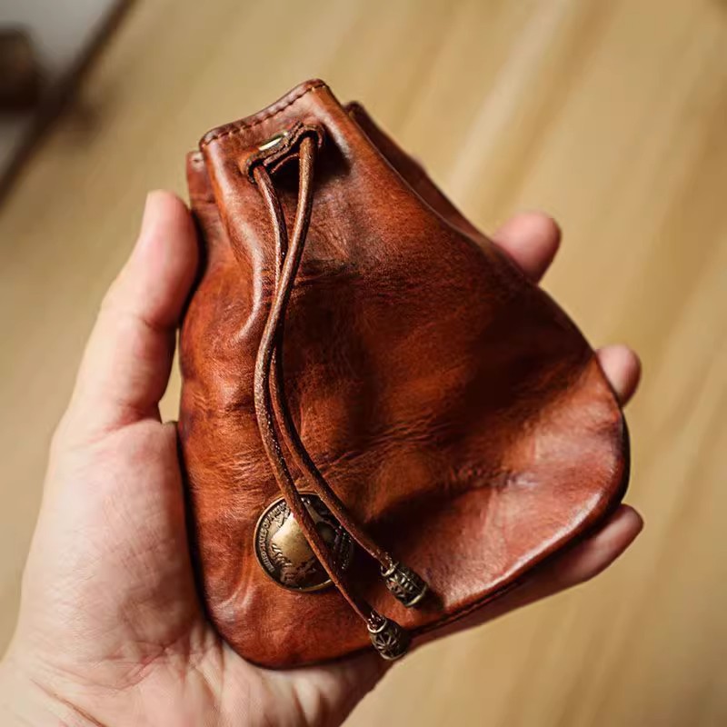 Coin Purse Women - 일본식 정품 부드러운 가죽 지갑 미니