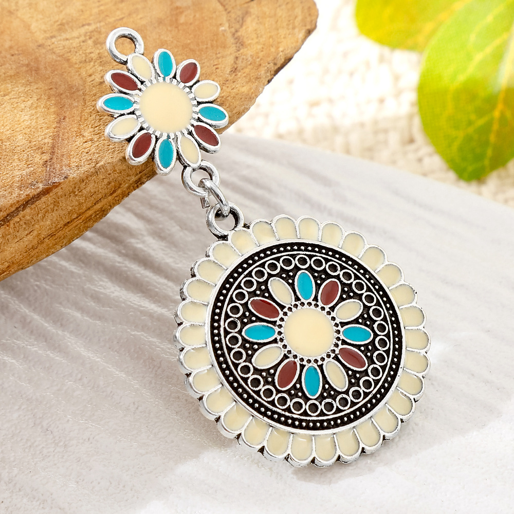 2026 신상품 보헤미안 에나멜 펜던트 여성용 귀걸이  - Women'S Fashion Earrings 리뷰 및 가격