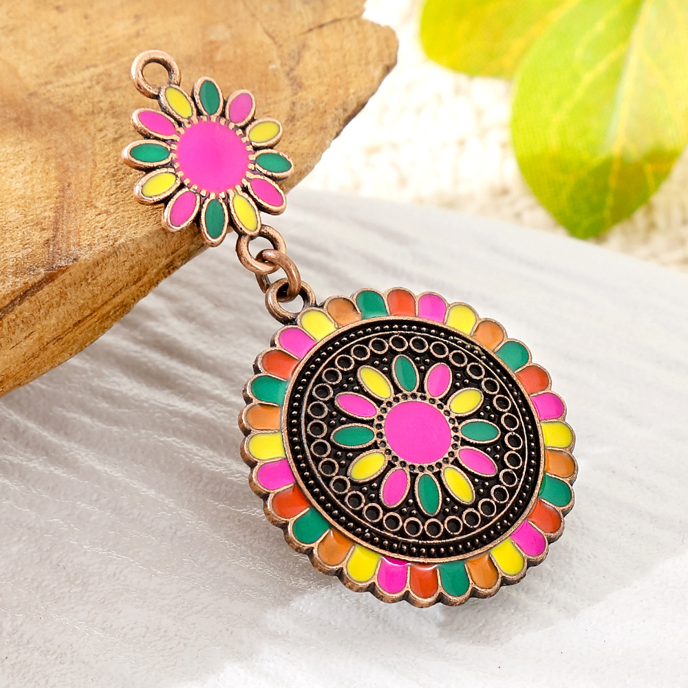 2026 신상품 보헤미안 에나멜 펜던트 여성용 귀걸이  - Women'S Fashion Earrings 리뷰 및 가격