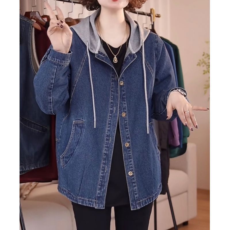 유럽산 고품질 데님 재킷 여성용 봄 가을 2026 신상 - Women Fashion Jeans Top 리뷰 및 가격