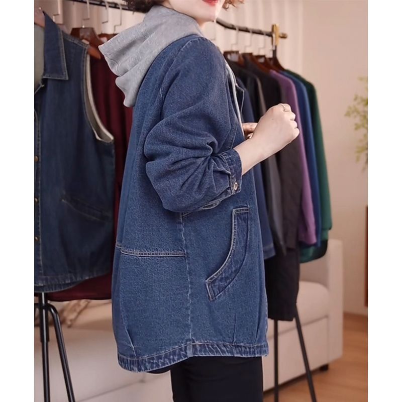 유럽산 고품질 데님 재킷 여성용 봄 가을 2026 신상 - Women Fashion Jeans Top 리뷰 및 가격