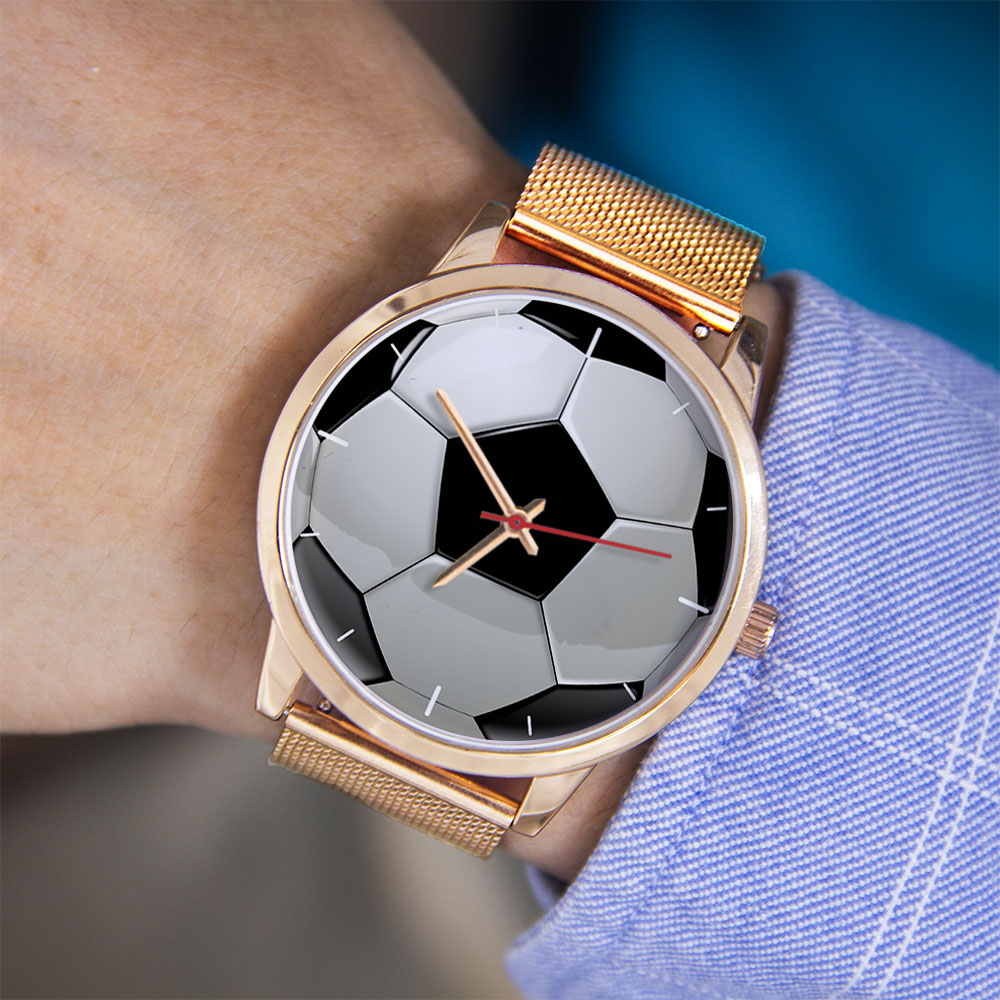 축구 디자인 팬들을 위한 실버 남성용 시계, 남녀 공용 - Fashion Women Watches 리뷰 및 가격