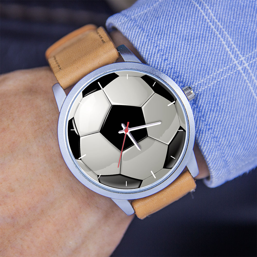 축구 디자인 팬들을 위한 실버 남성용 시계, 남녀 공용 - Fashion Women Watches 리뷰 및 가격