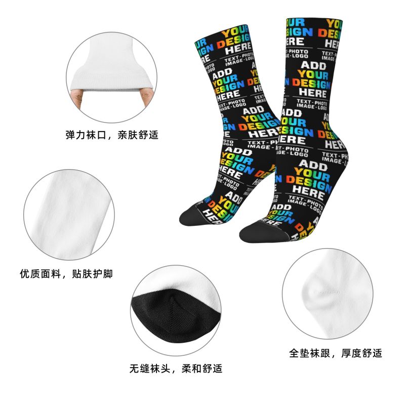맞춤형 이름 추가 남성용 크루 양말 유니섹스 패션 3D - Women Fashion Names 리뷰 및 가격