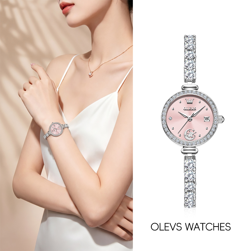 OLEVS 2998 브랜드 정품 여성용 시계 선물 세트 - Fashion Women Watches 리뷰 및 가격