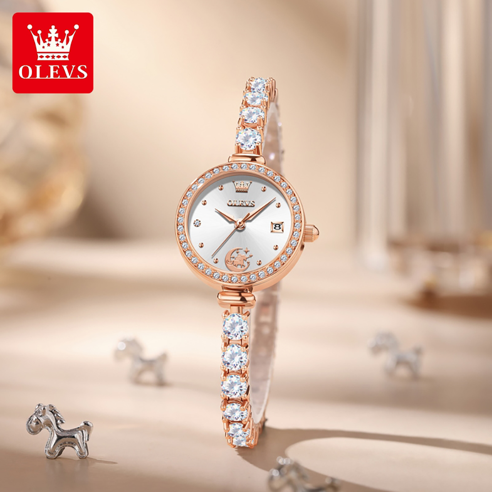 OLEVS 2998 브랜드 정품 여성용 시계 선물 세트 - Fashion Women Watches 리뷰 및 가격