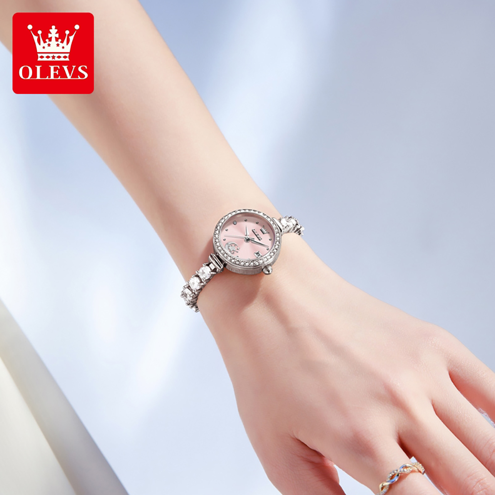 OLEVS 2998 브랜드 정품 여성용 시계 선물 세트 - Fashion Women Watches 리뷰 및 가격