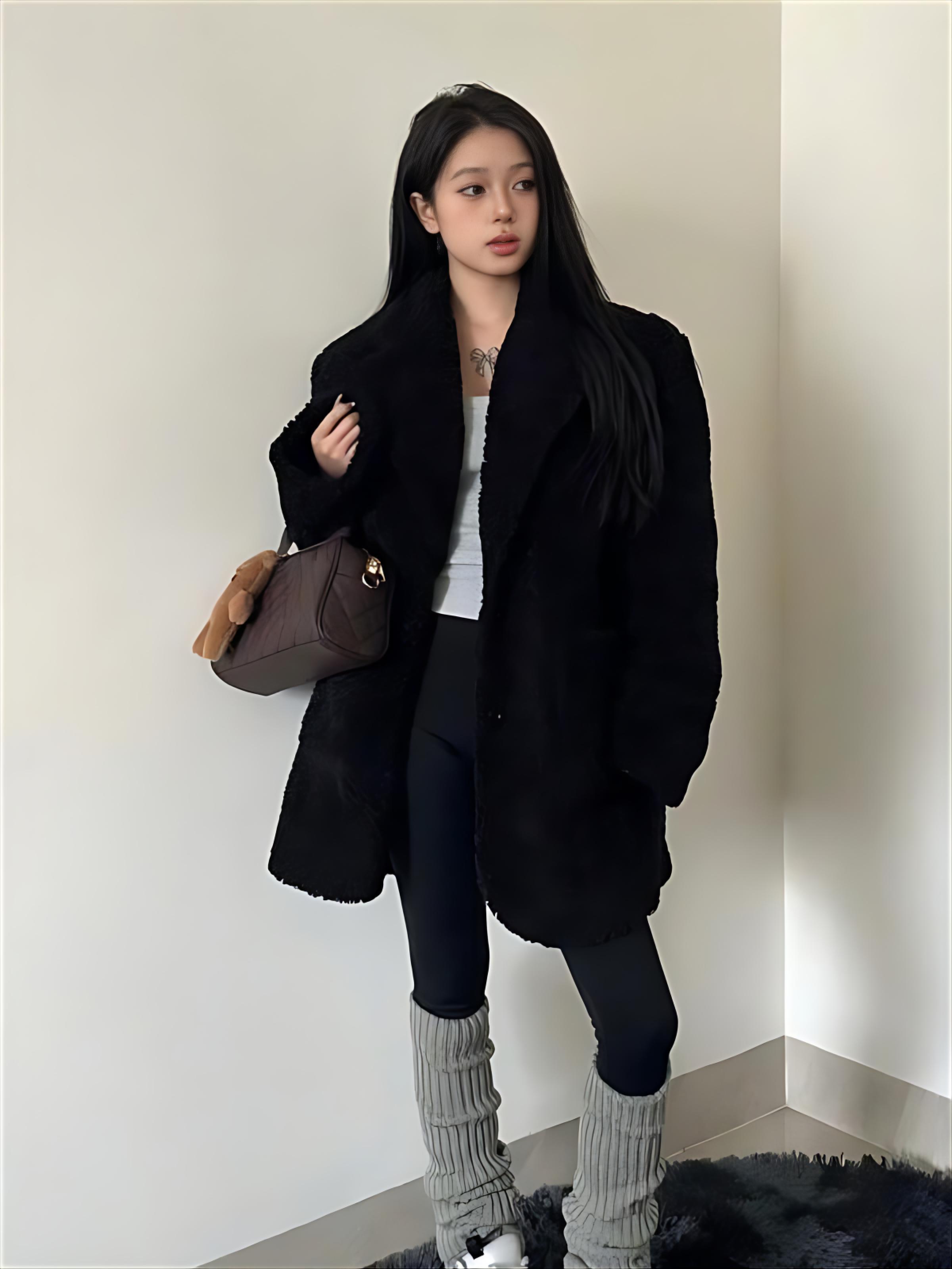 양털 재킷 봄 여성용 허리 조임 작업복 외출 패션 유틸 - Women'S Fashion Utility Jacket 리뷰 및 가격