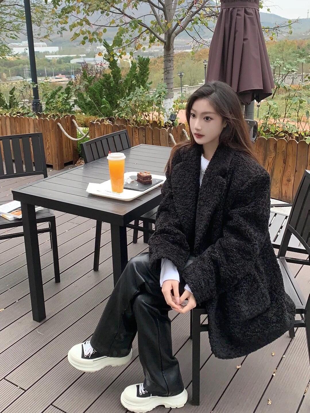양털 재킷 봄 여성용 허리 조임 작업복 외출 패션 유틸 - Women'S Fashion Utility Jacket 리뷰 및 가격