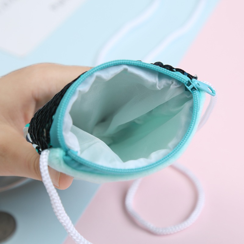 랜야드가 있는 스팽글 동전 지갑, 동전 파우치, 어린이 - Coin Purse Women 리뷰 및 가격