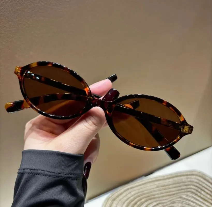 새로운 타원형 선글라스 클래식 남성용 빈티지 선글라스  - Women Fashion Glasses 리뷰 및 가격