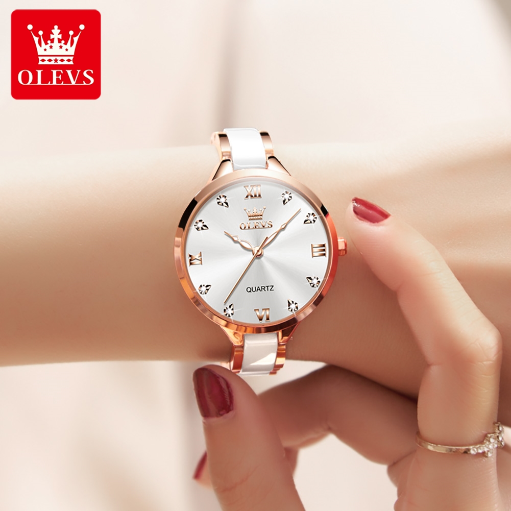 OLEVS 5872 여성용 쿼츠 손목시계 방수 시계 여 - Fashion Women Watches 리뷰 및 가격