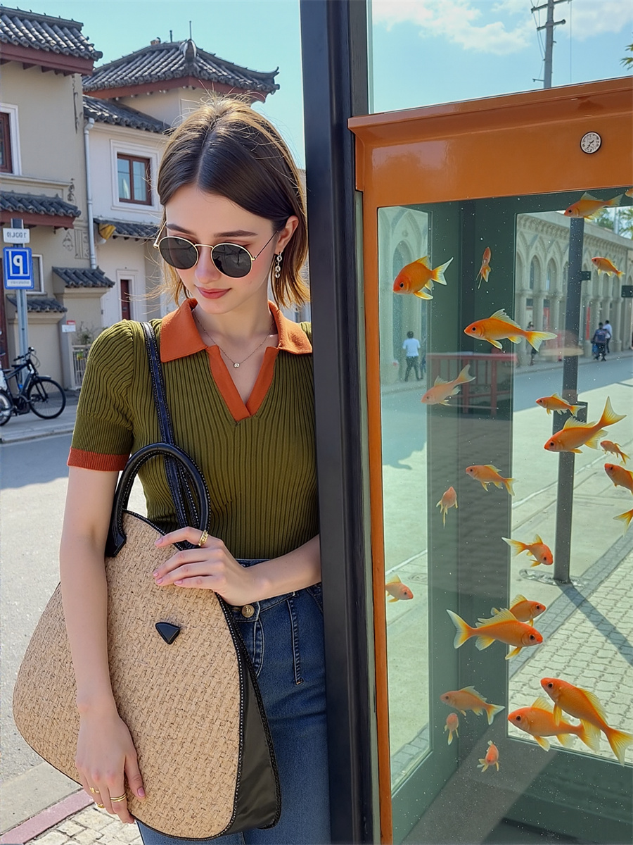 반팔 티셔츠 아메리칸 스타일 빈티지 패치워크 우아한 여 - Women'S Fashion Trends Fall 2025 리뷰 및 가격