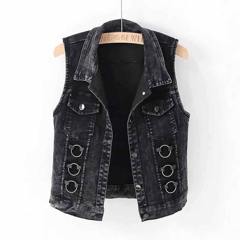 패션 데님 조끼 여성 봄 가을 민소매 와일드 탑 짧은  - Women Fashion Jeans Top 리뷰 및 가격