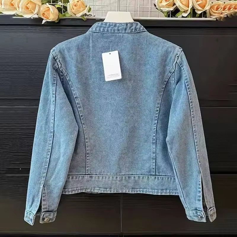 2025 봄 가을 신상 데님 자켓 여성 캐주얼 청자켓  - Women Fashion Jeans Top 리뷰 및 가격
