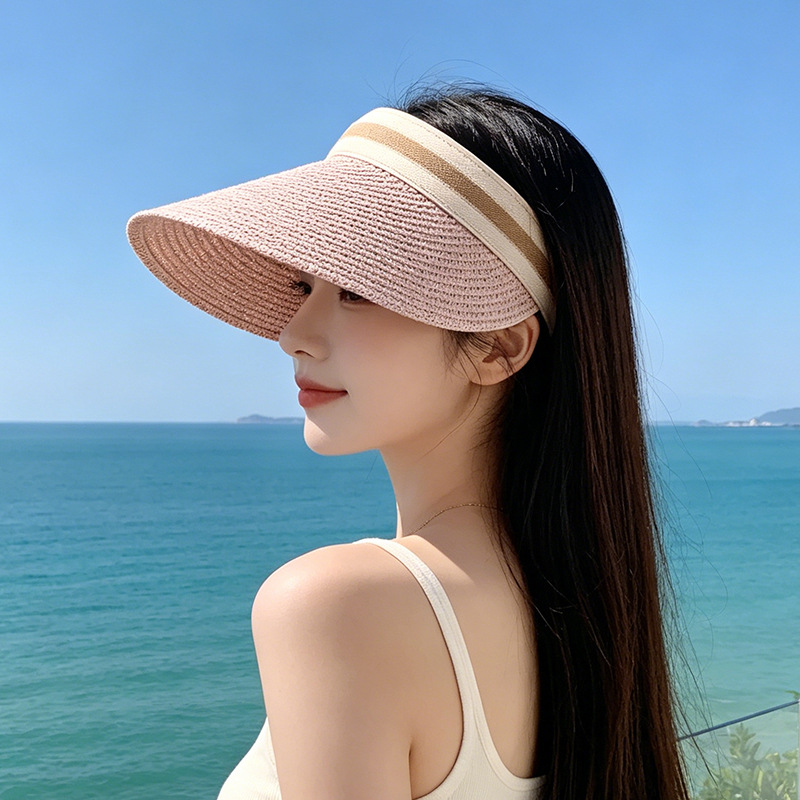 맞춤 자수 로고 야외용 햇빛 가리개 밀짚모자 여성 여름 - Straw Hat Summer 리뷰 및 가격