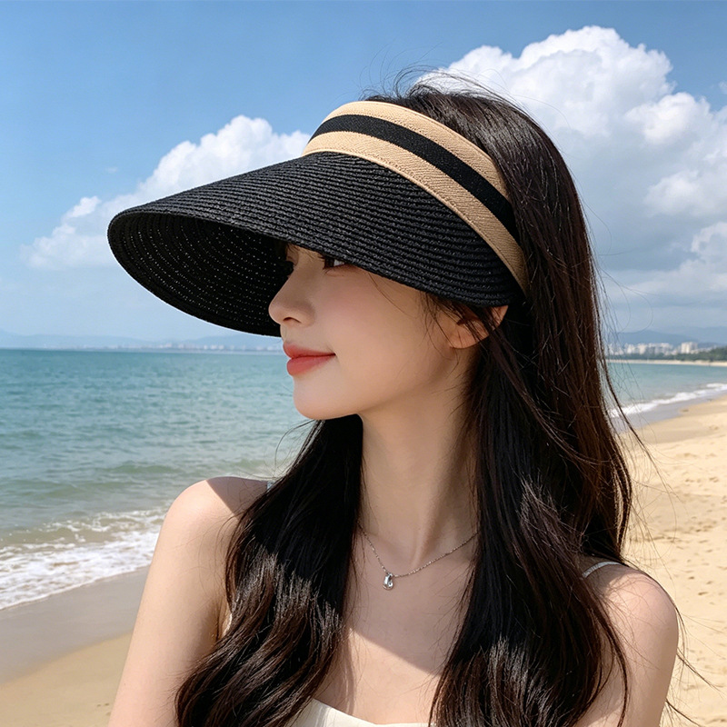 맞춤 자수 로고 야외용 햇빛 가리개 밀짚모자 여성 여름 - Straw Hat Summer 리뷰 및 가격