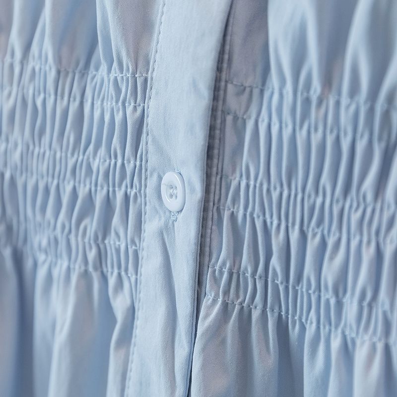 200파운드 플러스 사이즈 신축성 있는 허리밴드 오피스 - Puff Sleeve Blouse 리뷰 및 가격