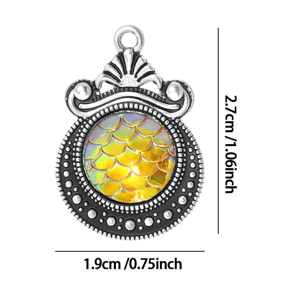 빈티지 보헤미아 물고기 비늘 효과 펜던트 참 여성용 귀 - Women'S Fashion Earrings 리뷰 및 가격