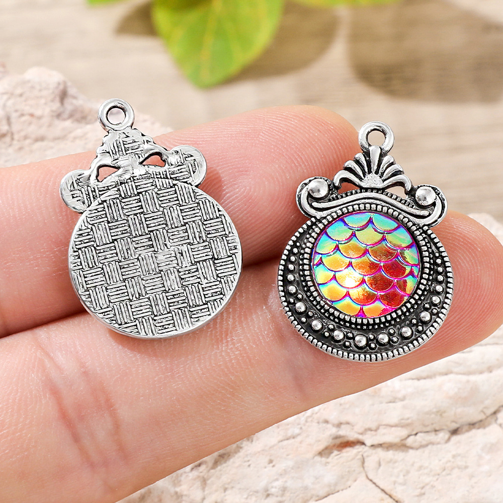 빈티지 보헤미아 물고기 비늘 효과 펜던트 참 여성용 귀 - Women'S Fashion Earrings 리뷰 및 가격