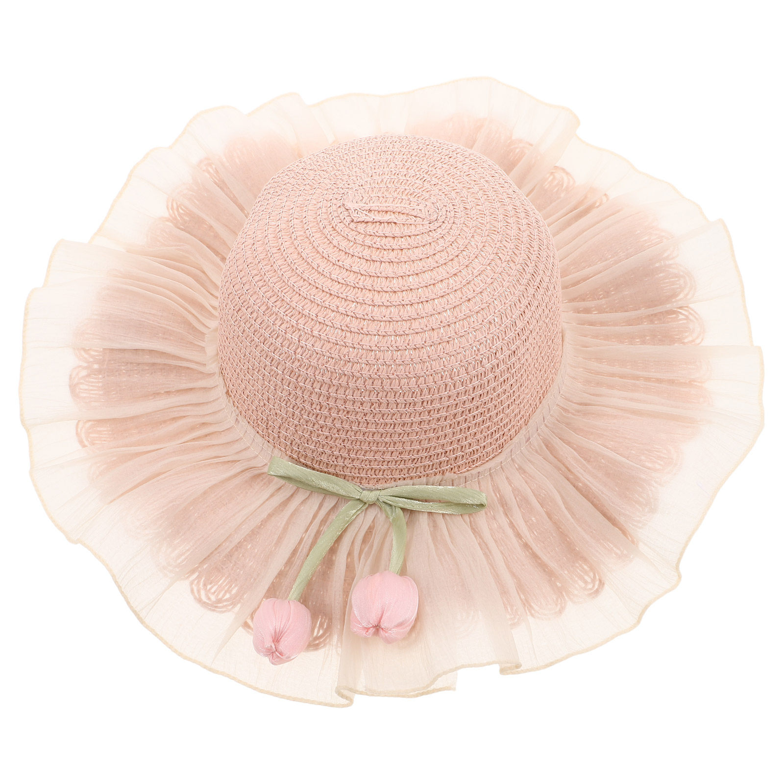 소녀 여름 밀짚 태양 모자 조절 가능한 스트랩 넓은 챙 - Straw Hat Summer 리뷰 및 가격
