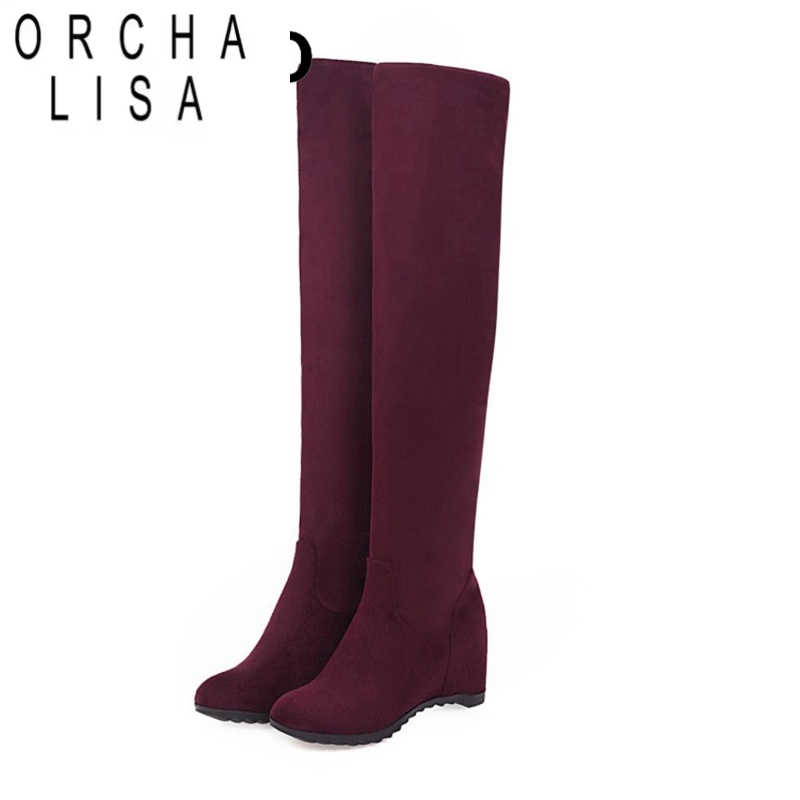 오르차 리사 가을 겨울 여성 패션 솔리드 컬러 따뜻한  - Women'S Fashion Riding Boots 리뷰 및 가격