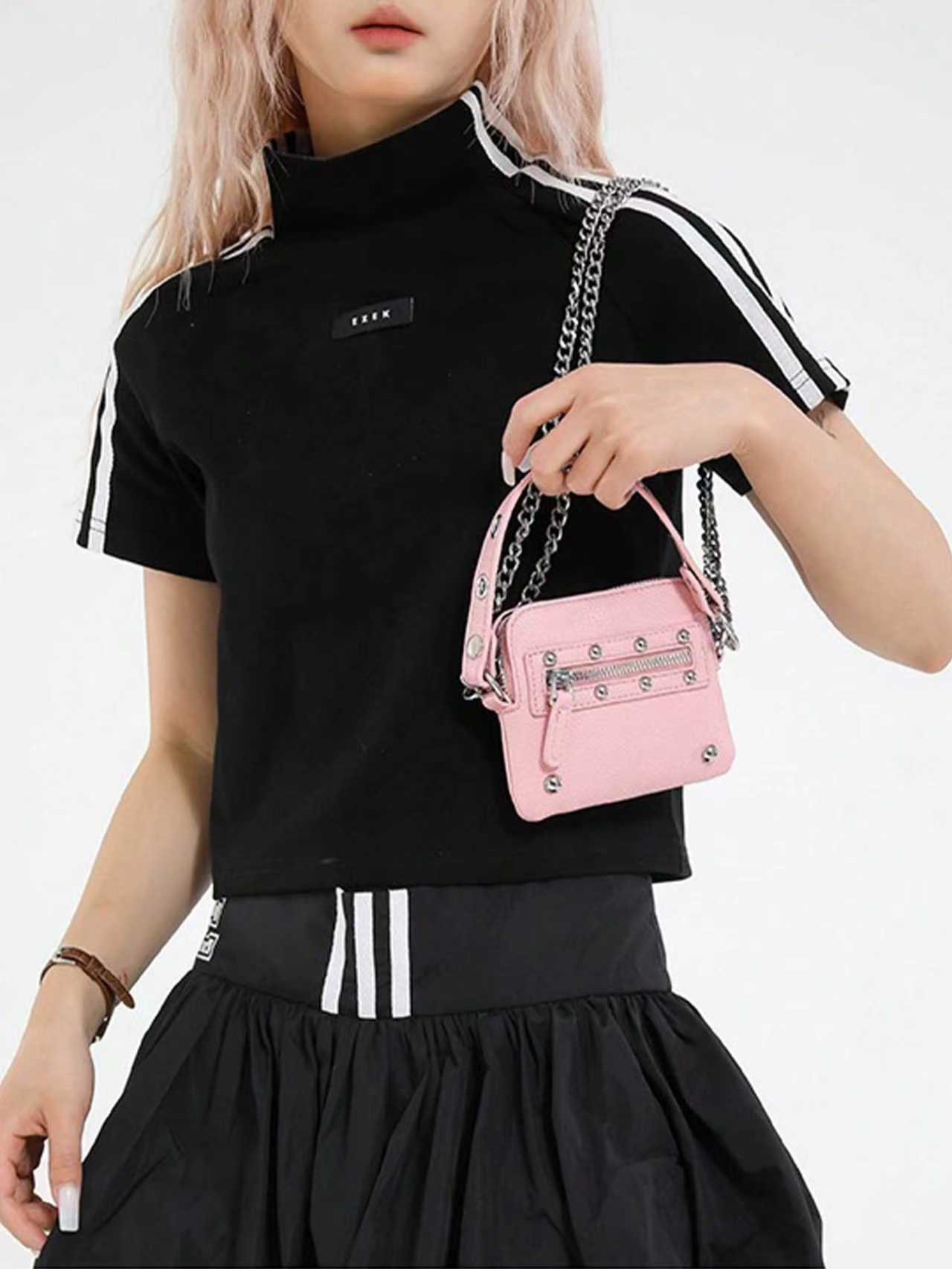 새로운 여성용 미니 니치 체인 작은 사각 가방, 고급스 - Coin Purse Women 리뷰 및 가격