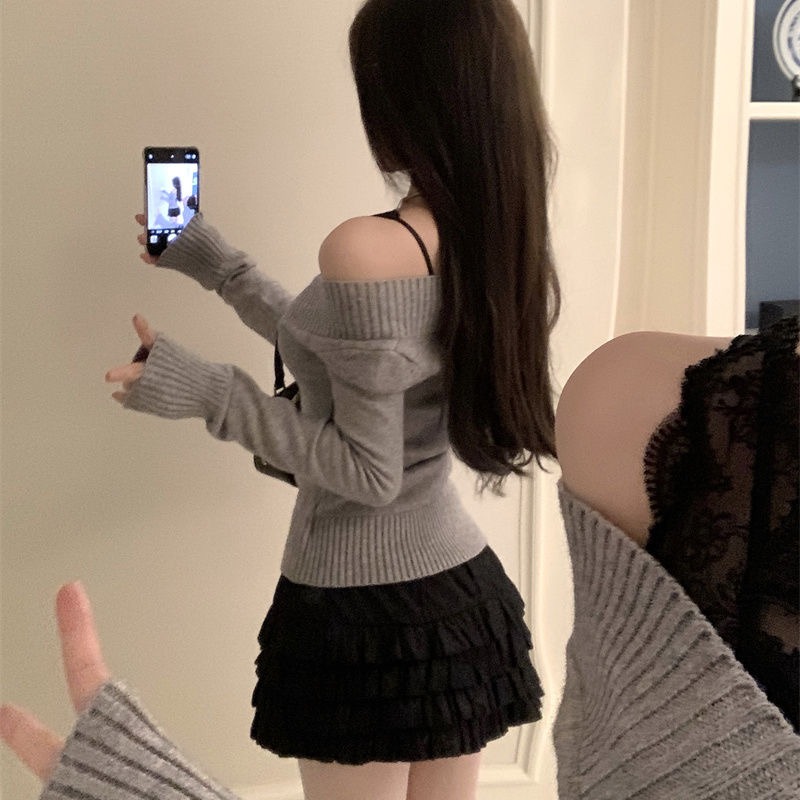 여성 스웨터 갸루 브이넥 니트웨어 그레이 스웨터 여성  - Women'S Fashion Trends Fall 2025 리뷰 및 가격