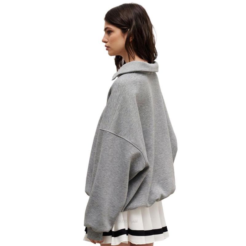 X5XA 여성 패션 긴 소매 쿼터 지퍼 스웨터 하프 지 - Women'S Fashion Quarter Zip 리뷰 및 가격