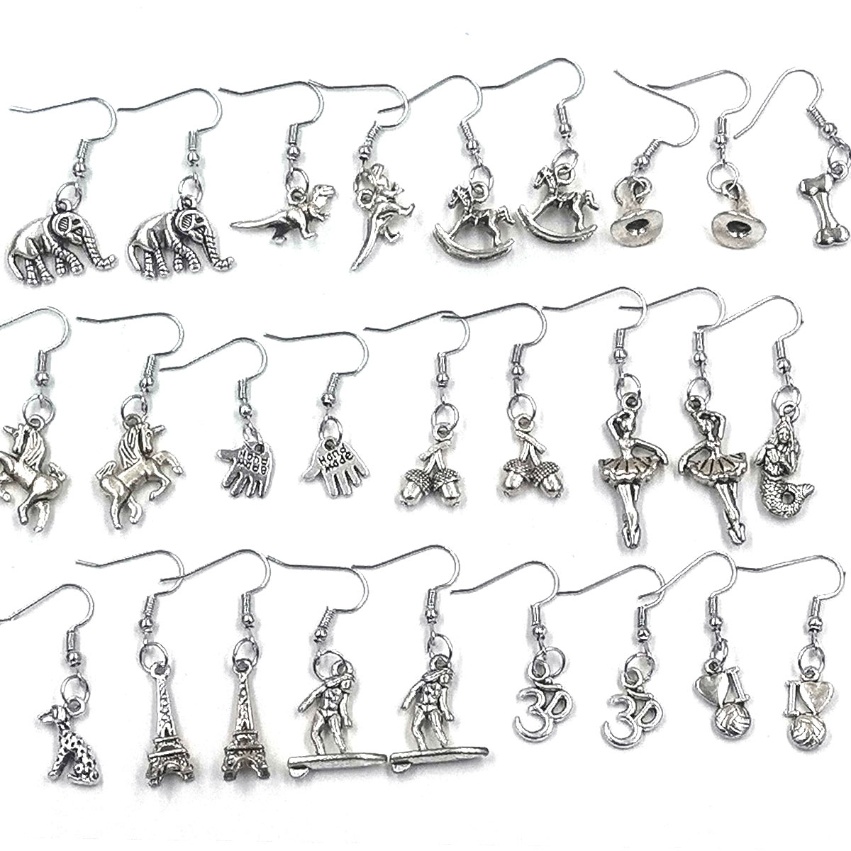 20가지 스타일 귀걸이 패션 펑크 드롭 귀걸이 심플하고 - Women'S Fashion Earrings 리뷰 및 가격