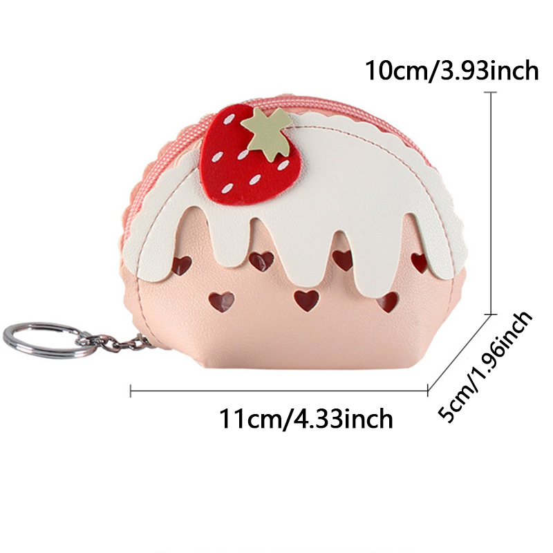 귀여운 딸기 아이스크림 미니 동전 지갑, 작은 동전 지 - Coin Purse Women 리뷰 및 가격