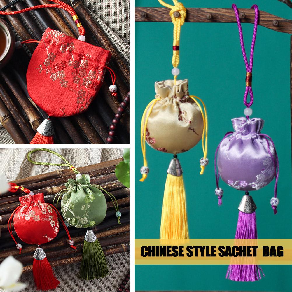 중국 스타일 향낭 보석 가방 자수 가방 빈 행운 펜던트 - Coin Purse Women 리뷰 및 가격