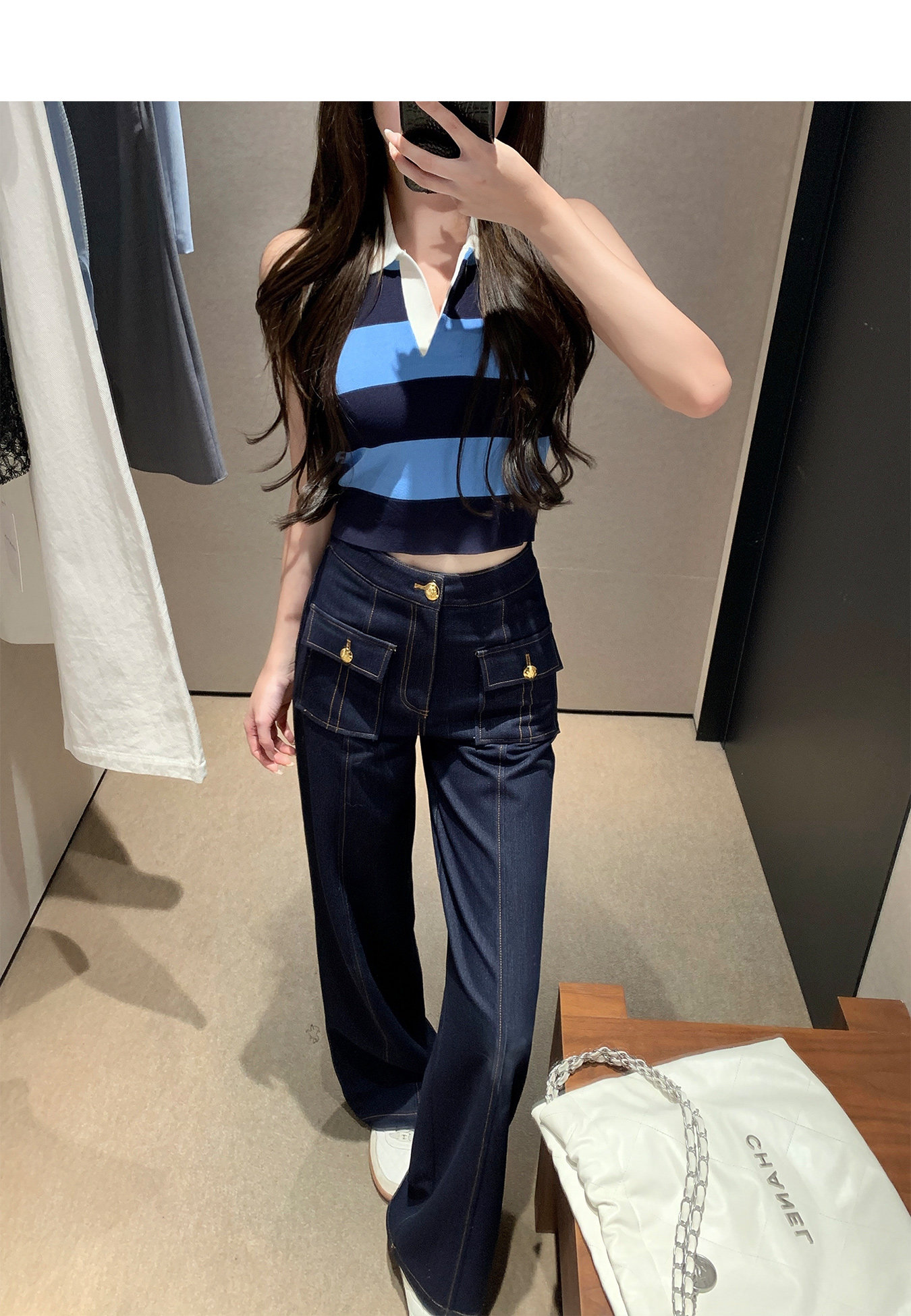 Y2K 2026 새로운 버튼 레트로 청 조끼 반바지 바 - Women Fashion Jeans Top 리뷰 및 가격