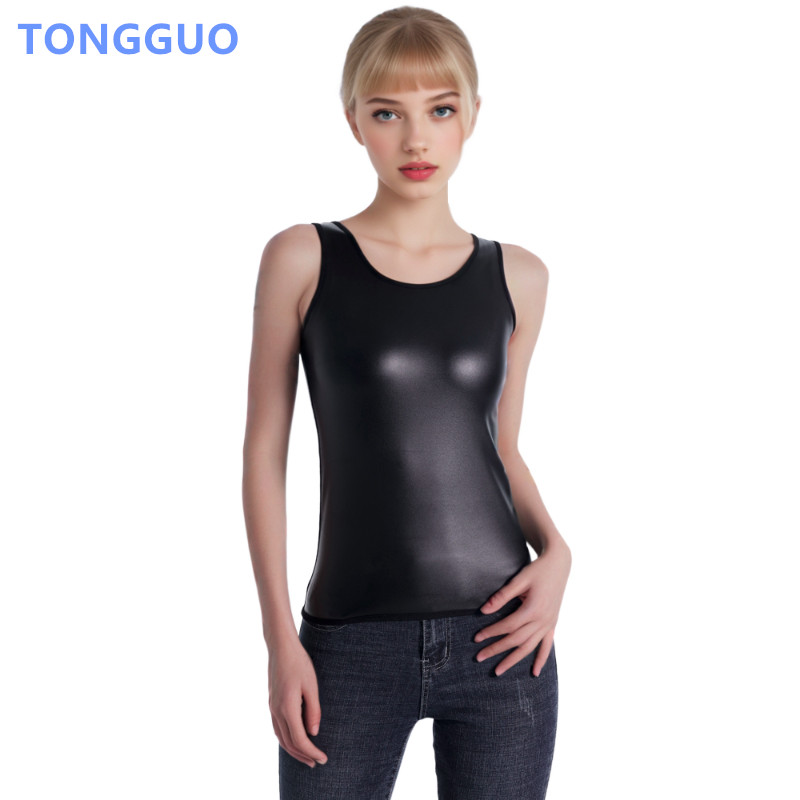 쿨걸 뉴 스타일 O넥 바디 쉐이퍼 가죽 민소매 베스트  - Women Fashion Vest 리뷰 및 가격