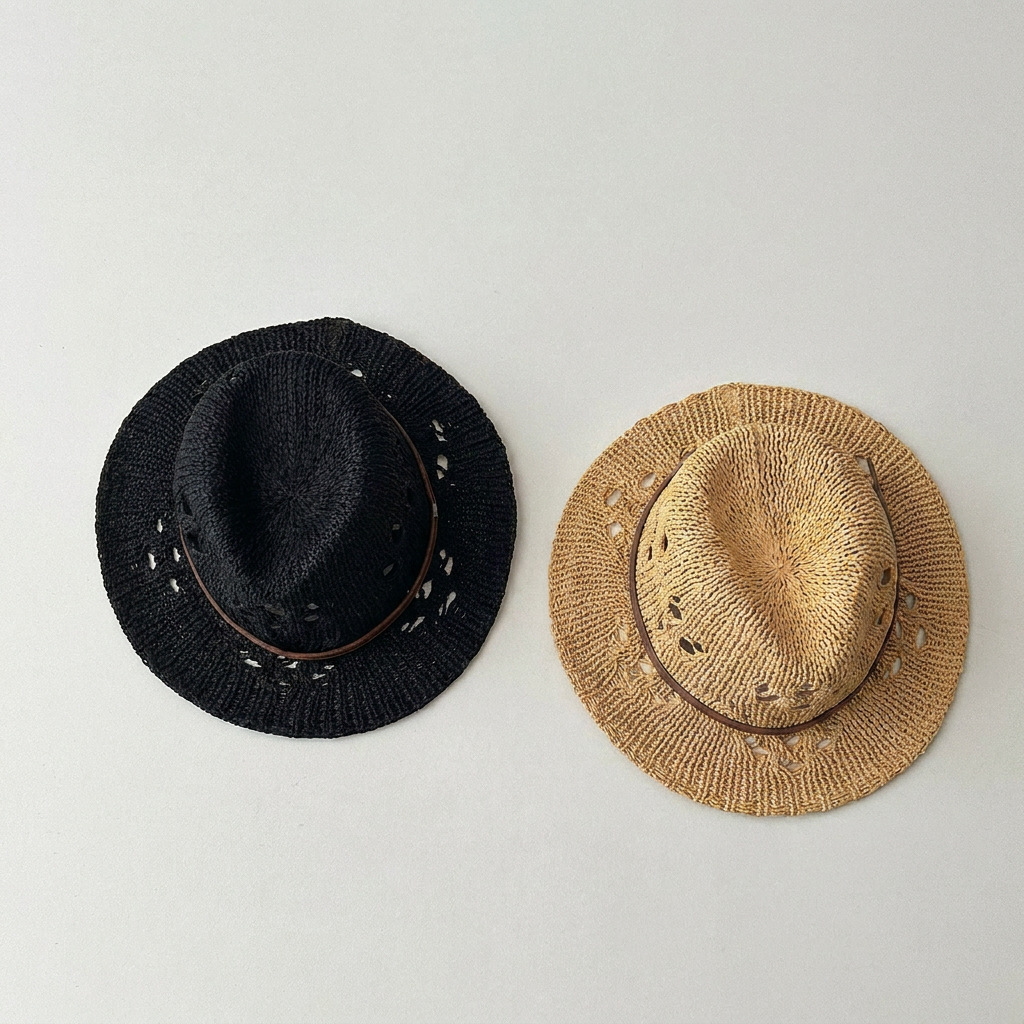 MILANCEL 여름 어린이 밀짚 모자 48-51CM  - Straw Hat Summer 리뷰 및 가격