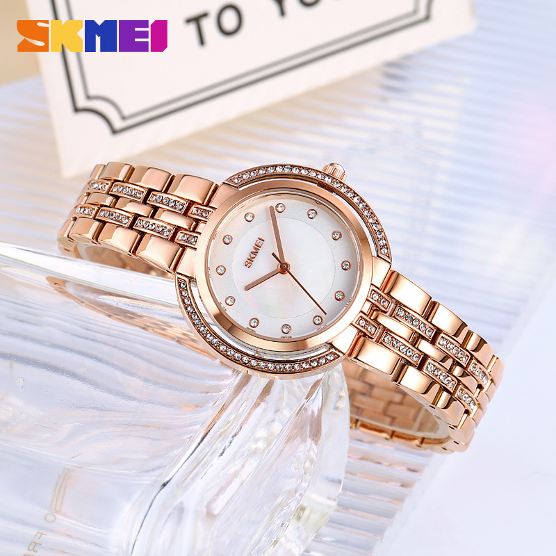 여성용 팔찌 쿼츠 시계 고급 라인스톤 다이얼 아연 합금 - Fashion Women Watches 리뷰 및 가격