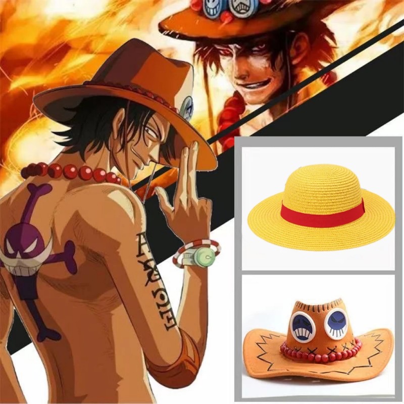 남성과 여성을 위한 애니메이션 루피 밀짚모자, 만화 코 - Straw Hat Summer 리뷰 및 가격