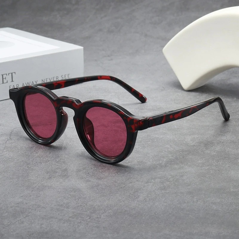 고품질 라운드 선글라스 여성 남성 펑크 쉐이드 레트로  - Women Fashion Glasses 리뷰 및 가격
